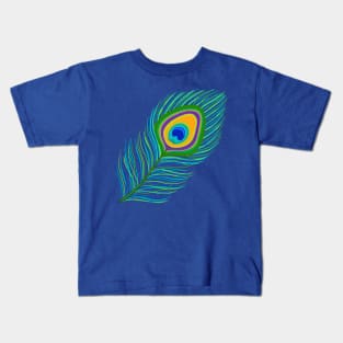 Peacock feather Kids T-Shirt